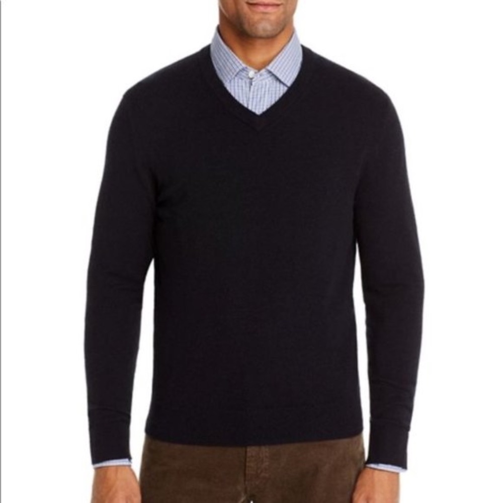 Hickey Freeman Mens V-Neck Pullover